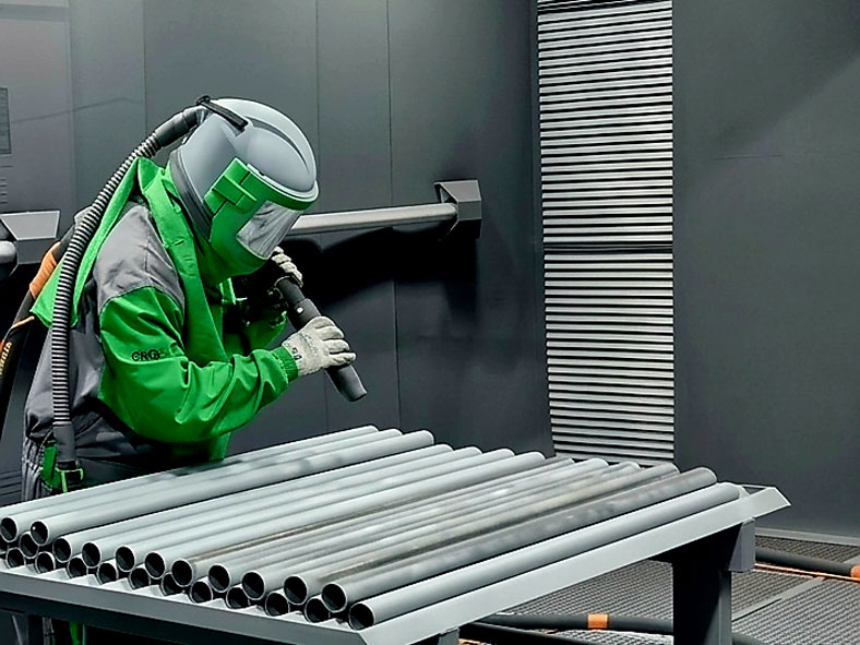 Photo de grenaillage